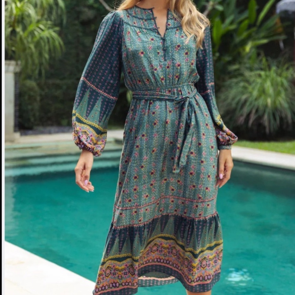 Caballero Set - Blouse + Skirt Mia in woodland | Size Large